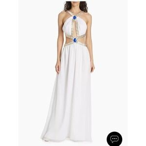 Raisa Vanessa Cut Out Maxi Dress Gown